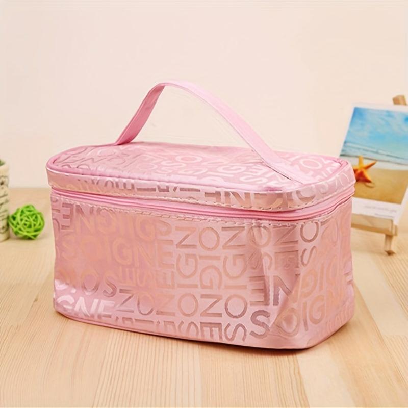 Stylish Letter Pattern Cosmetic Bag for Travel and Storage - Ideal Gift