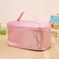 Stylish Letter Pattern Cosmetic Bag for Travel and Storage - Ideal Gift