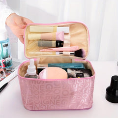 Stylish Letter Pattern Cosmetic Bag for Travel and Storage - Ideal Gift