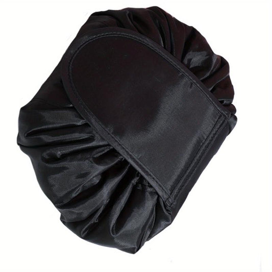 Lazy Drawstring Cosmetic Pouch Bag Portable Makeup Toiletry Kit Organizer