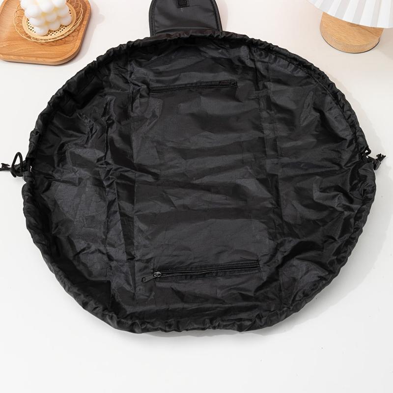 Lazy Drawstring Makeup Bag Large Capacity Travel Cosmetic Bag