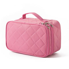 Waterproof Makeup Bag Double Layer Travel Organizer for Women