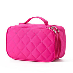 Waterproof Makeup Bag Double Layer Travel Organizer for Women