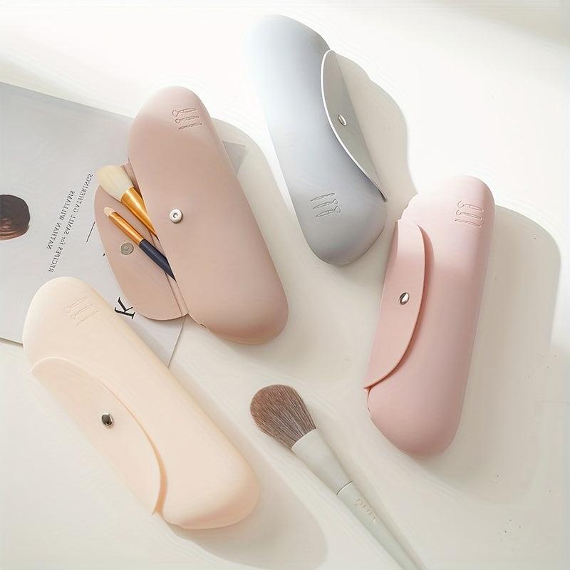 Silicone Travel Makeup Brush Holder Anti-fall Out Cosmetic Organizer