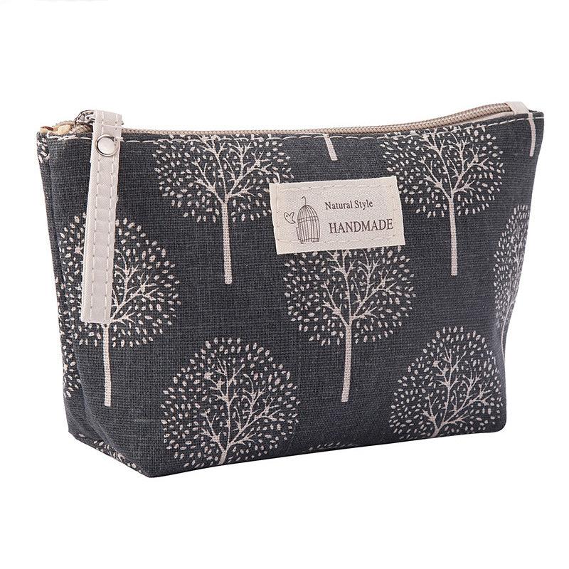 Zipper Cosmetic Pouch Travel Makeup Organizer