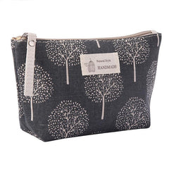 Zipper Cosmetic Pouch Travel Makeup Organizer
