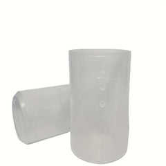 Retractable Makeup Brush Holder Clear PVC Travel Case for Women and Girls