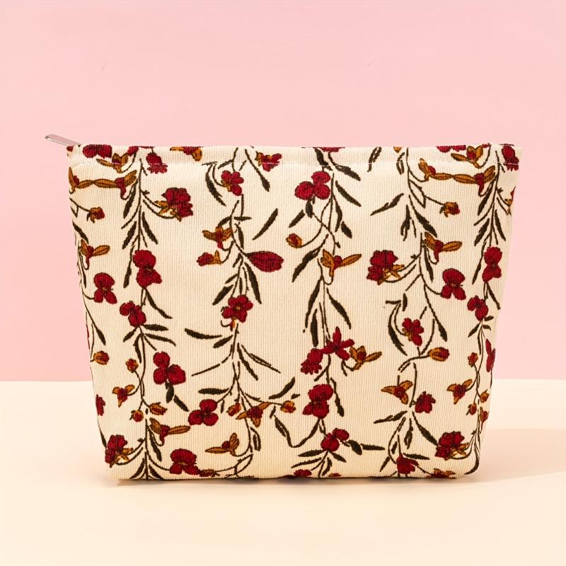 Large Capacity Rose Makeup Bag for Women - Perfect Travel Toiletry Bag and Gift