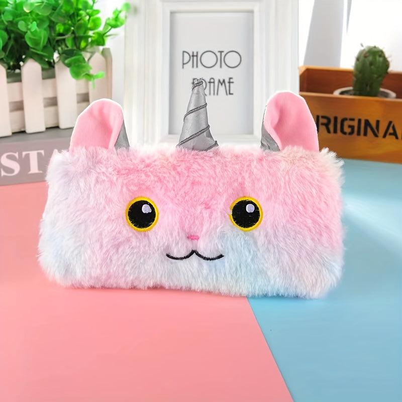 Unicorn Cosmetic Pouch Lipstick Pencil Case For Girls Student Storage Bag