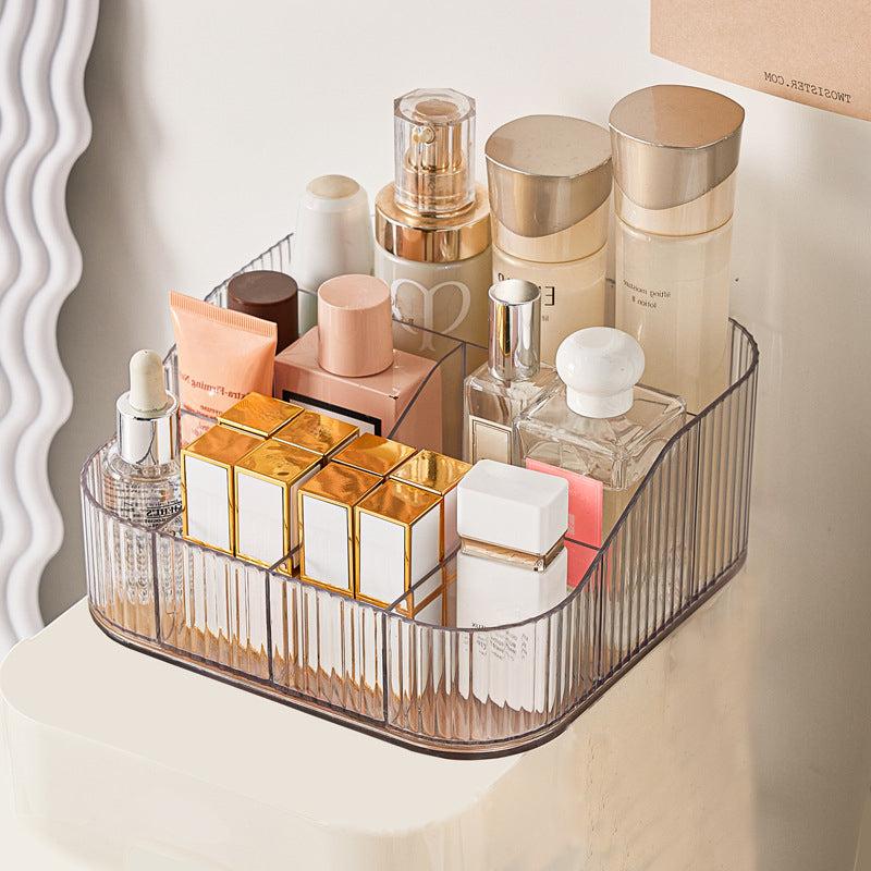 Vintage Makeup Organizer Tray for Lipstick Brushes Perfume Skincare