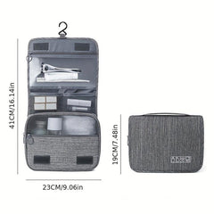 Travel Hanging Toiletry Bag Makeup Compact Storage with Sturdy Hook