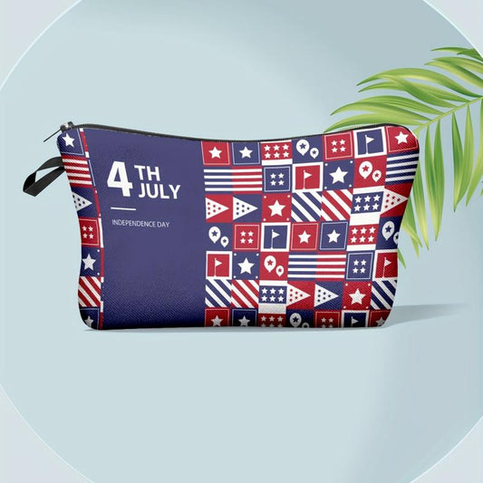 Independence Theme Makeup Bag Toiletry Bag Clutch Bag
