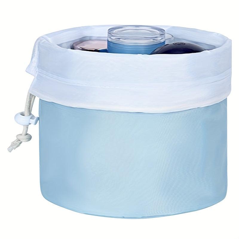 Travel Makeup Bag Waterproof Barrel Shape Cosmetic Bag for Women