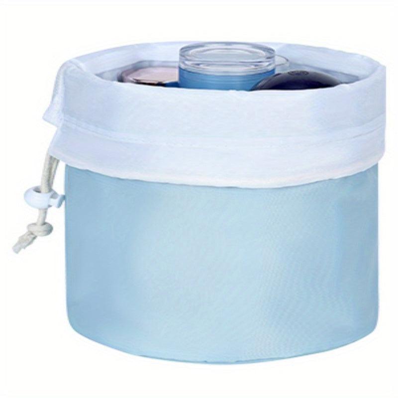 Travel Makeup Bag Waterproof Barrel Shape Cosmetic Bag for Women