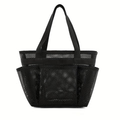 Mesh Shower Caddy Portable Shower Basket Quick Dry Hanging Shower Bag