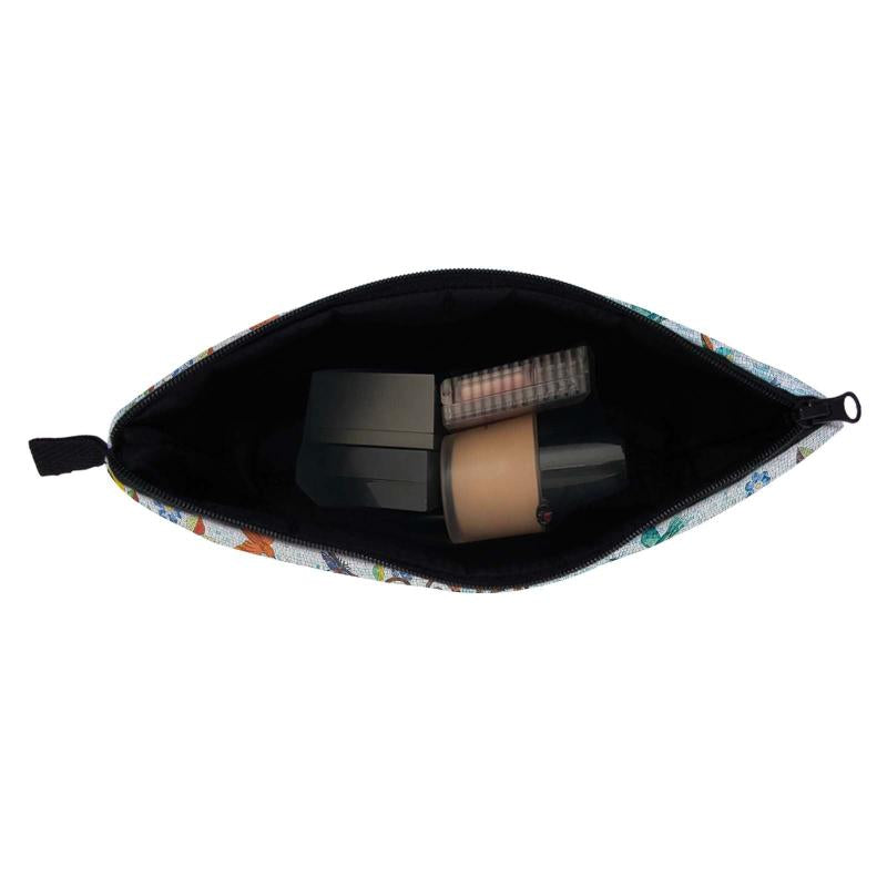 Tree Pattern Waterproof Zipper Makeup Bag Toiletry Bag Women Gift