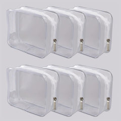 Clear Makeup Bags Set Transparent Cosmetic Bag Travel Toiletry Zipper