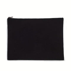 Canvas Zipper Cosmetic Bag Makeup Tool Travel Organizer 20x28cm