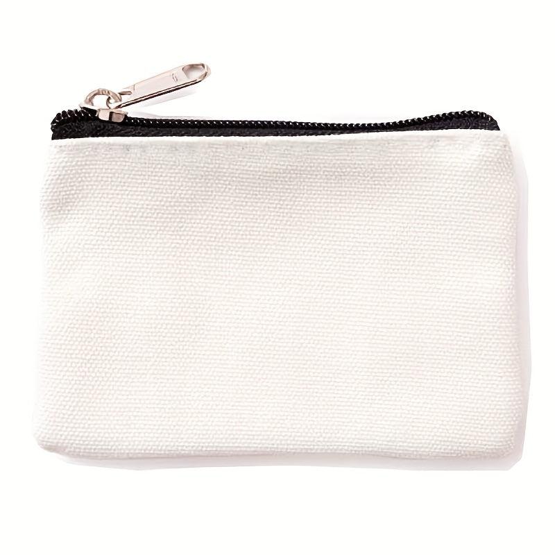 6pcs Canvas Zipper Makeup Bags Small Cosmetic Organizer Storage Pouch
