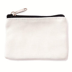 6pcs Canvas Zipper Makeup Bags Small Cosmetic Organizer Storage Pouch