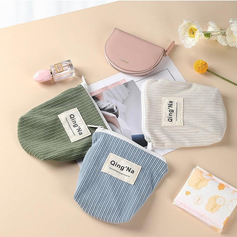 Small Makeup Bag Cosmetic Zipper Pouch Purse Travel Coin Pouch