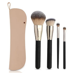 Silicone Makeup Brush Holder Travel Case Compact Organizer Pouch