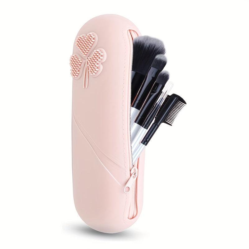 Silicone Makeup Brushes Holder Travel Brush Case