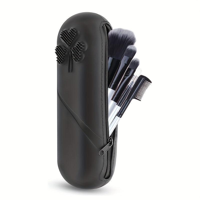 Silicone Makeup Brushes Holder Travel Brush Case