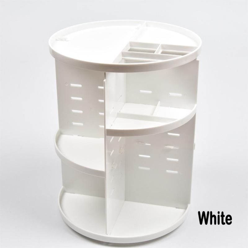 360 Rotating Makeup Organizer Carousel Spinning Holder for Cosmetics Storage