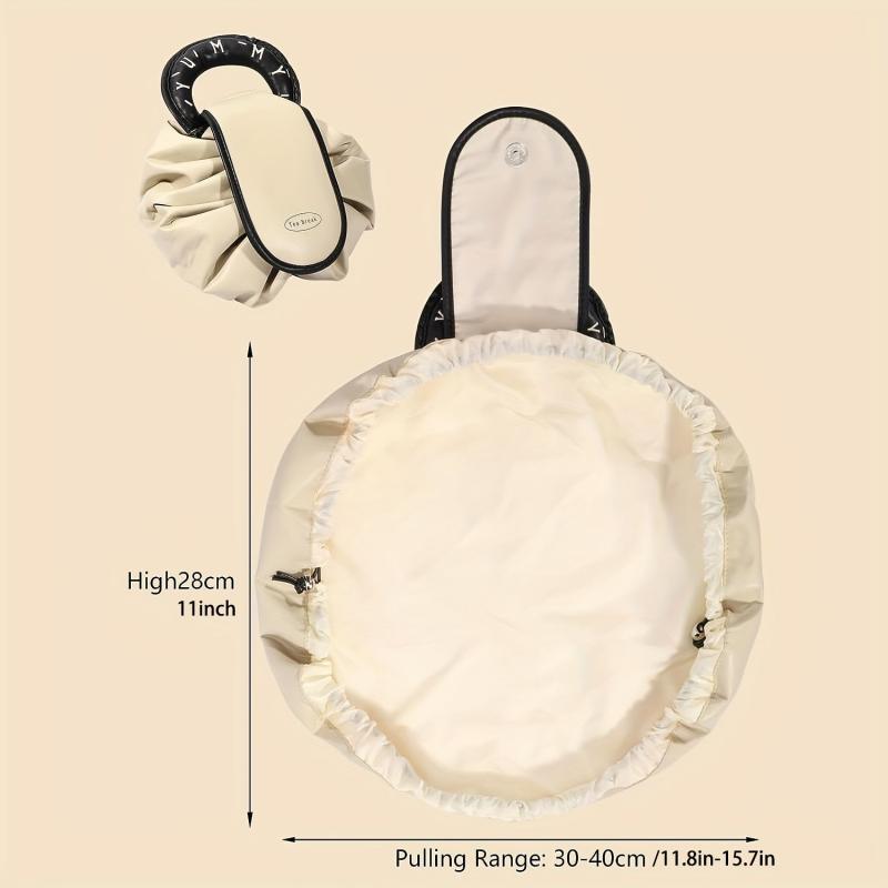 Drawstring Travel Makeup Bag Organizer Large Capacity