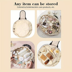 Drawstring Travel Makeup Bag Organizer Large Capacity