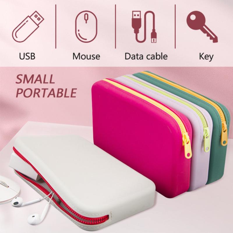 Large Capacity Waterproof Makeup Organizer Silicone Cosmetic Storage Bag