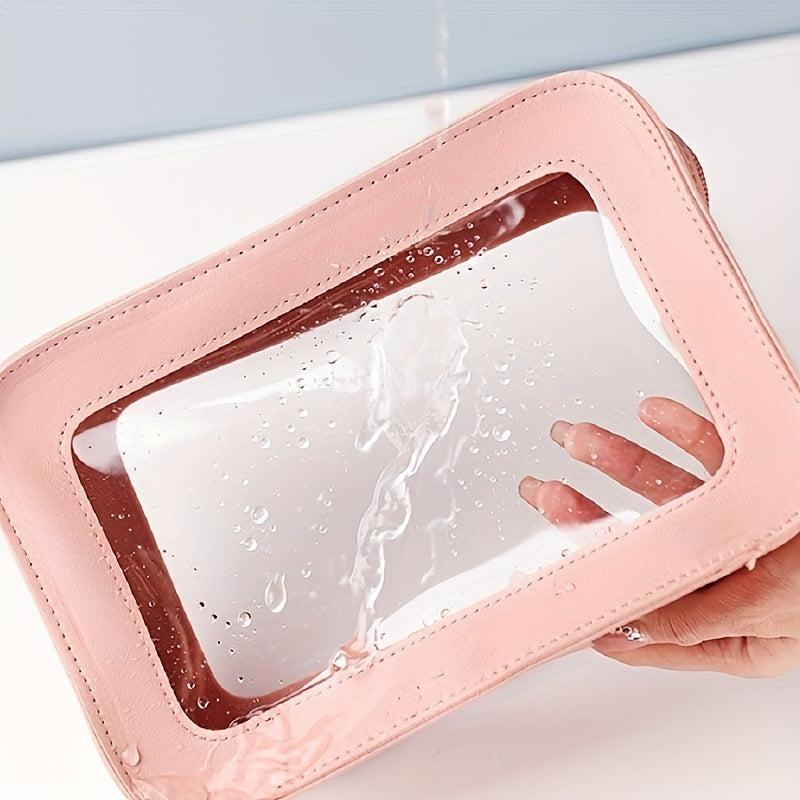 Waterproof Wash Bag Portable & Transparent Large Capacity Toiletry Bag