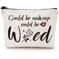 Funny Rose Makeup Bag Gift For Women Friends Sister Teen Girls