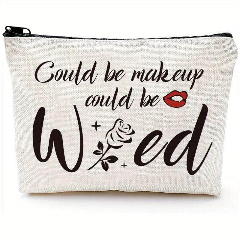 Funny Rose Makeup Bag Gift For Women Friends Sister Teen Girls