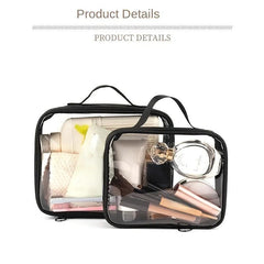 Clear Makeup Bag Cosmetic Storage Large Capacity Waterproof Wash Bag