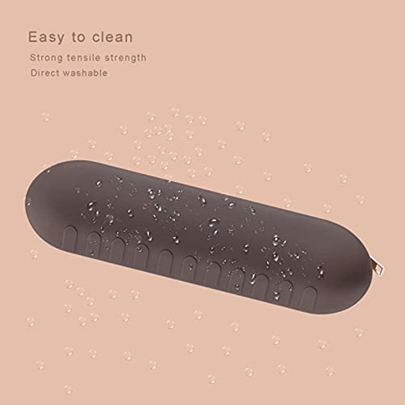 Silicone Makeup Brush Holder Travel Case Waterproof