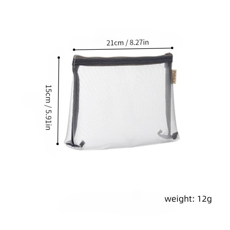 Portable Mini Makeup Bag Pouch Mesh Cosmetic Bag
