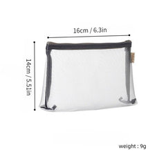 Portable Mini Makeup Bag Pouch Mesh Cosmetic Bag