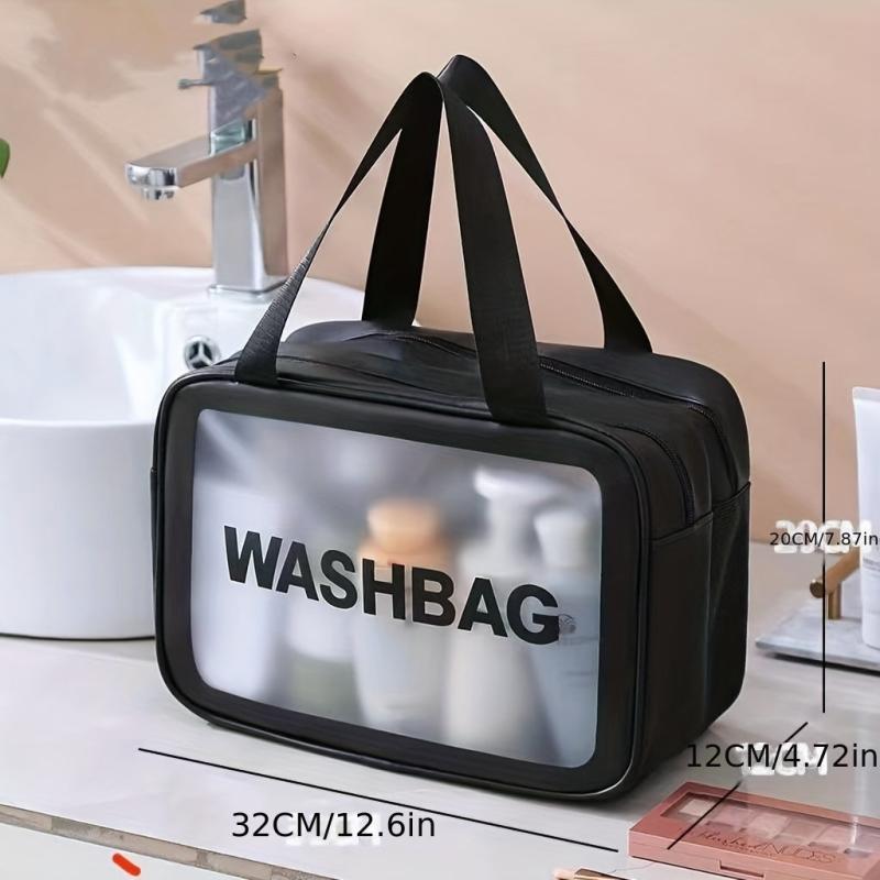 Portable Wet & Dry Cosmetic Bag Travel Amenity Bag