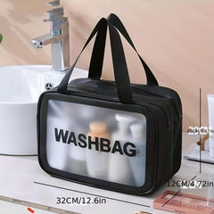 Portable Wet & Dry Cosmetic Bag Travel Amenity Bag