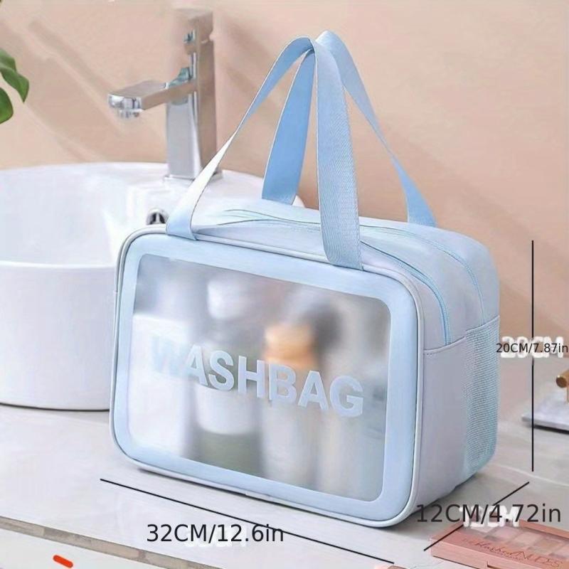Portable Wet & Dry Cosmetic Bag Travel Amenity Bag