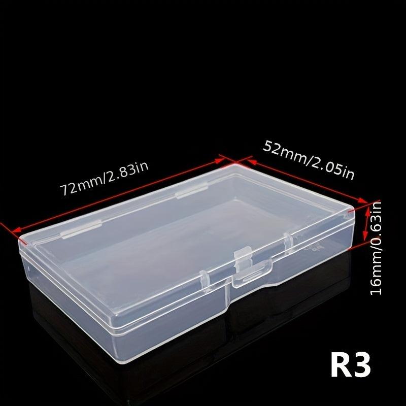 Clear Plastic Jewelry Storage Container Makeup Case