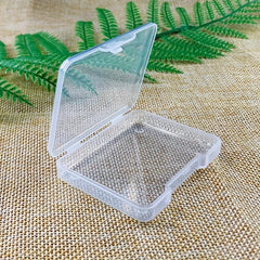 Clear Plastic Jewelry Storage Container Makeup Case