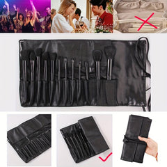 Makeup Brush Rolling Case Organizer Travel Portable Bag