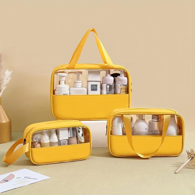 3pcs Hanging Toiletry Bag Portable Travel Bag Organizer Wash Bag
