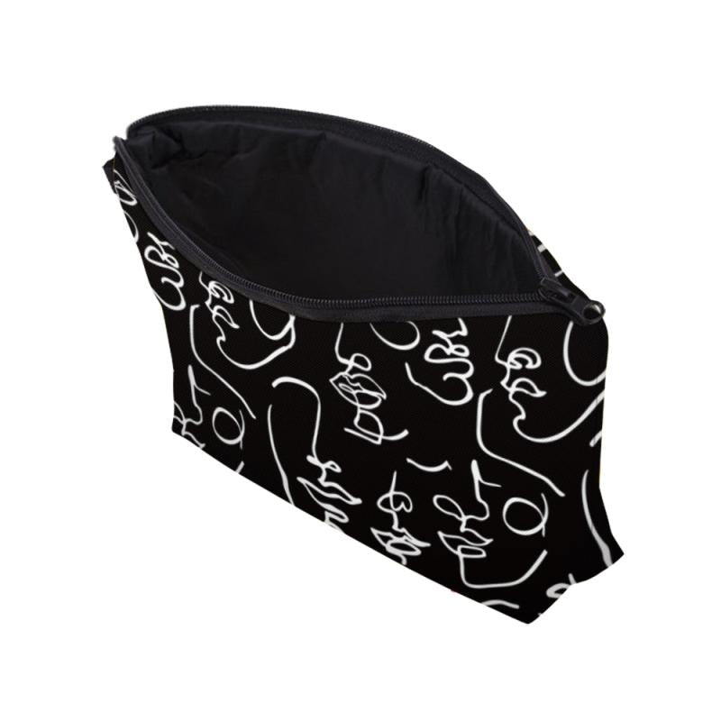 Abstract Figure Makeup Bag Water Resistant Travel Toiletry Bag
