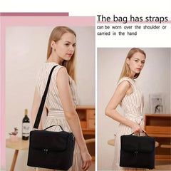 Large Makeup Organizer Case Professional Nail Train Bag