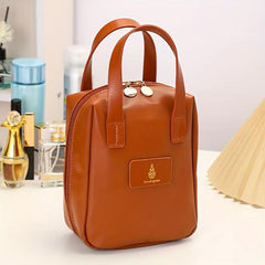 Makeup Bag Travel Case With Handle Large Capacity Toiletry Bag