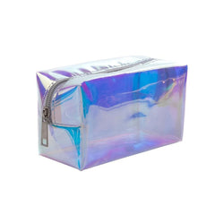 Laser Transparent Makeup Bag Waterproof Storage Bags TPU Cosmetic Zipper Purse